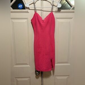 Almost Famous Hot Pink Mini Dress